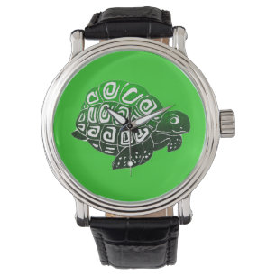 Turtle Grönt Wristwatch Armbandsur