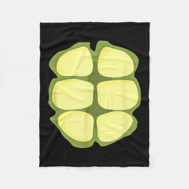 Turtle Halloween-design Sköldpaddsskal Present  Fleecefilt (Framsidan)