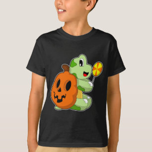 Turtle Halloween Pumpkin Lollypop T Shirt