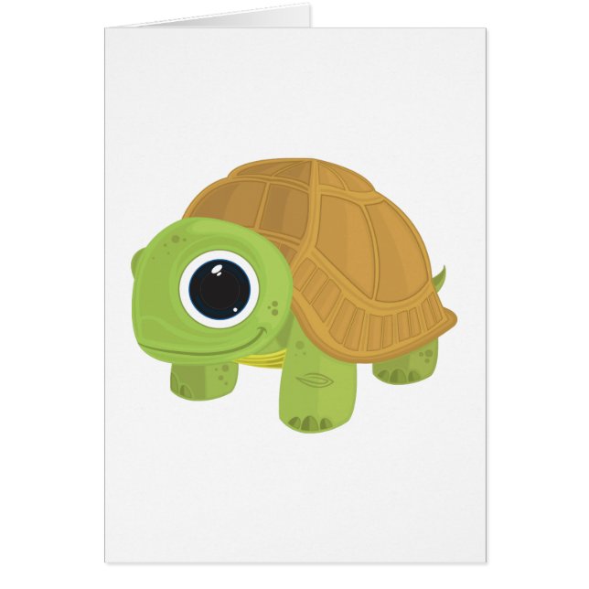 Turtle Hälsningskort (Framsidan)