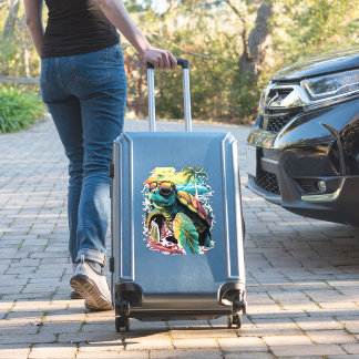 Turtle Hawaiian Sea Turtles Hawaii Beach Handflata Klistermärken