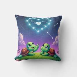 Turtle Heart Stargazing Kudde