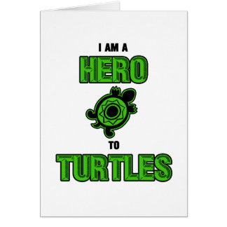 Turtle Hero 1 Hälsningskort