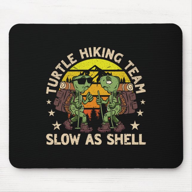 Turtle Hiking Team är långsamt som Snäcka och gör  Musmatta (Framsidan)