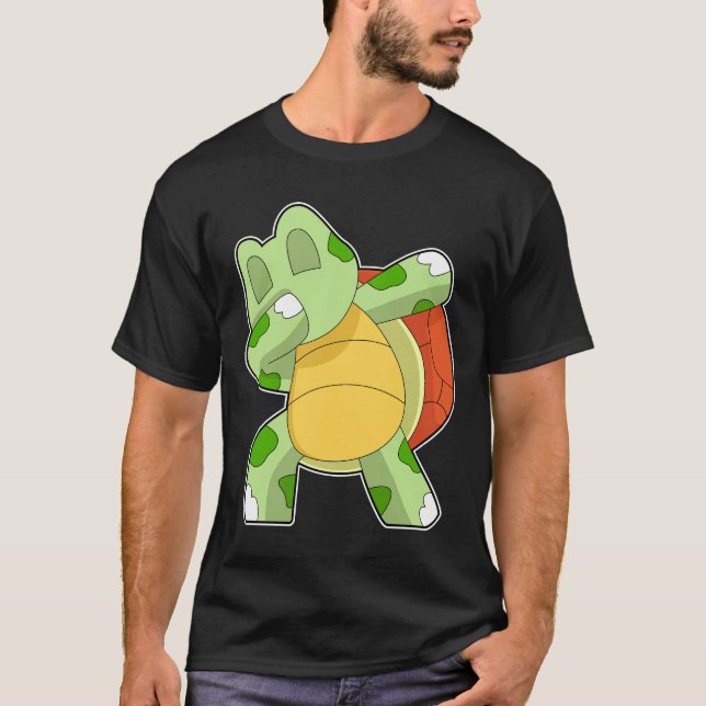 Turtle Hip hop Dance T Shirt (Framsida)