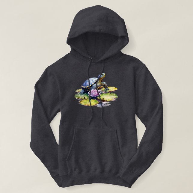 Turtle Hooded Sweatshirt (Design framsida)
