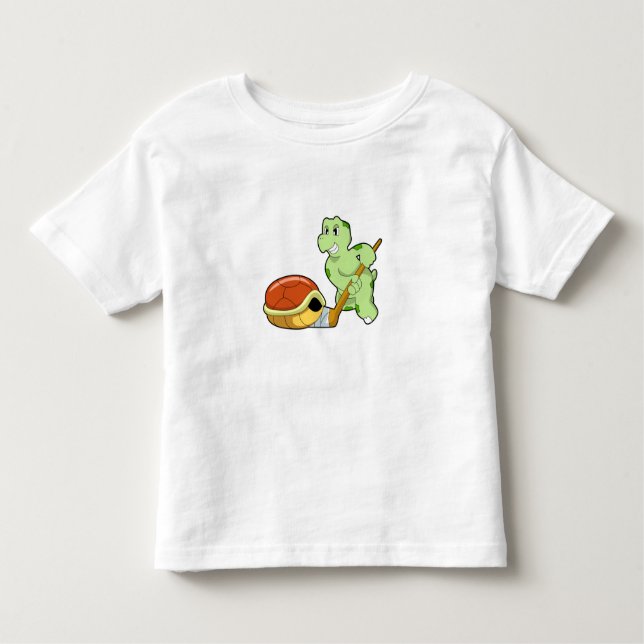 Turtle Ice hockey Ice hockey T Shirt (Framsida)
