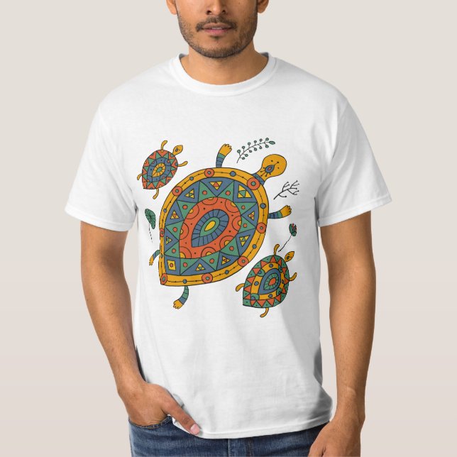 Turtle Icon T Shirt (Framsida)