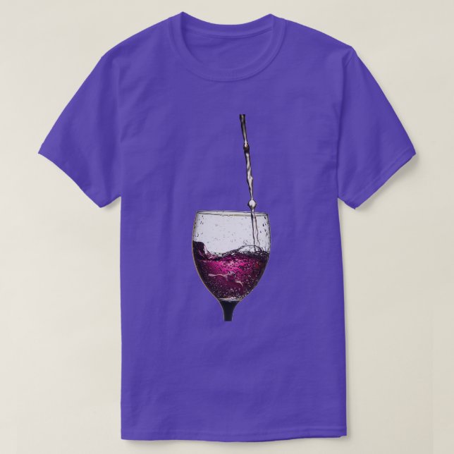 Turtle in a Vin Glass T Shirt (Design framsida)