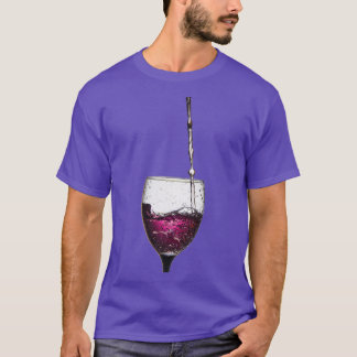 Turtle in a Vin Glass T Shirt