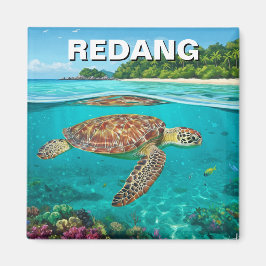 Turtle in Redang Malaysia Magnet