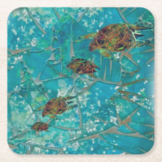 Turtle Indigenosity of a world of underläggs. Underlägg Papper Kvadrat