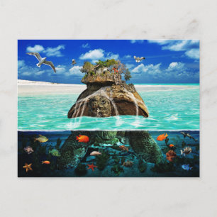 Turtle Island Fantasy Secluort Resort Vykort