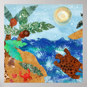 Turtle Island Night Sång Poster