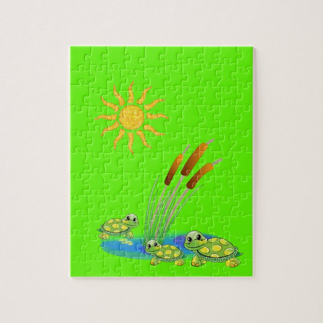 Turtle Jigszle Puzzle Pussel (Vertikal)