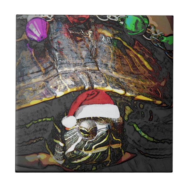 Turtle-jul Kakelplatta (Framsidan)