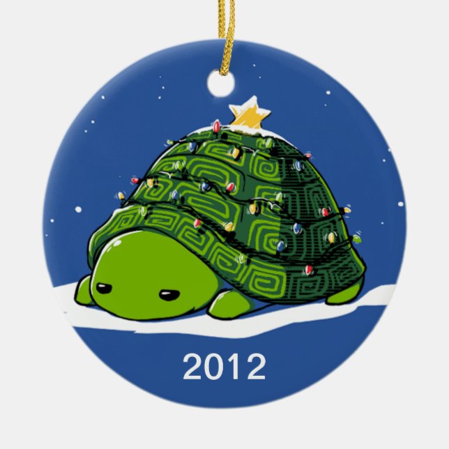 Turtle jul Ornament (Framsidan)