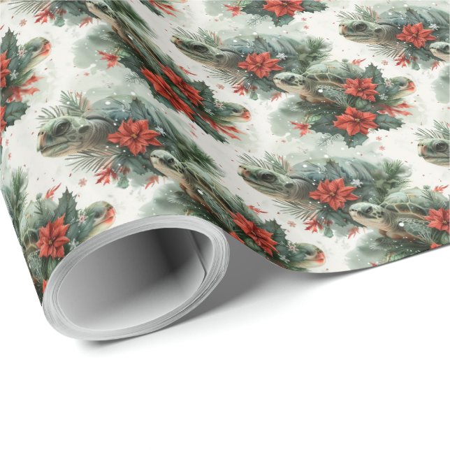 Turtle jul  presentpapper (Rullad Hörn)