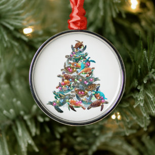 Turtle Julgran Ornament Julafton Träd Toppers