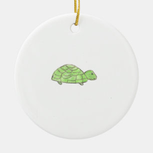 Turtle Julgransprydnad Keramik