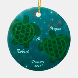 Turtle Kärlek jul Ornament