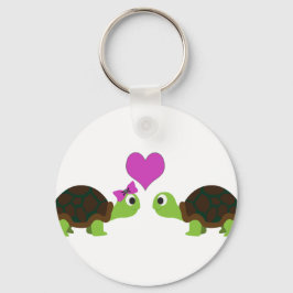 Turtle Kärlek Nyckelring