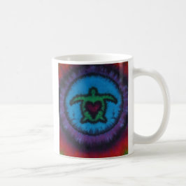 Turtle Kärlek Tie Dye Kaffemugg