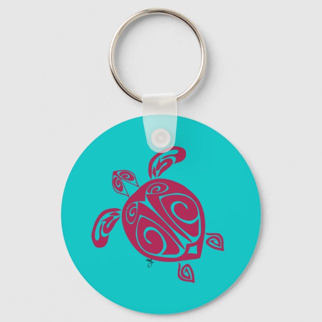 Turtle Keychain Nyckelring (Framsida)