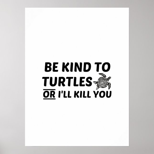TURTLE KINDNESS POSTER (Framsidan)