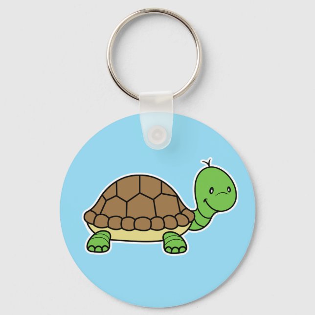 Turtle Kjeychain Nyckelring (Framsida)