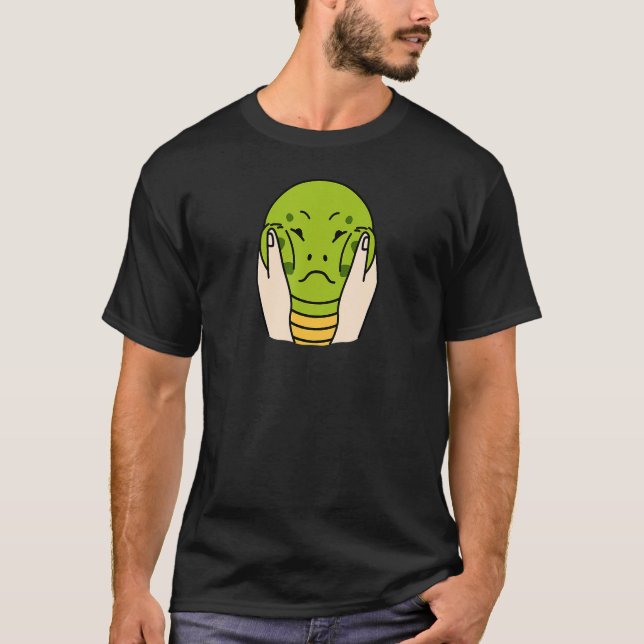 Turtle Knubbig Cheeks Funny Pet T Shirt (Framsida)