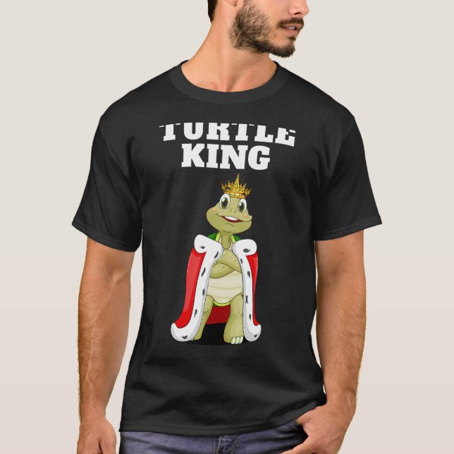 Turtle Kung Boys Turtle Tshirt Manar Turtle T Shirt (Framsida)