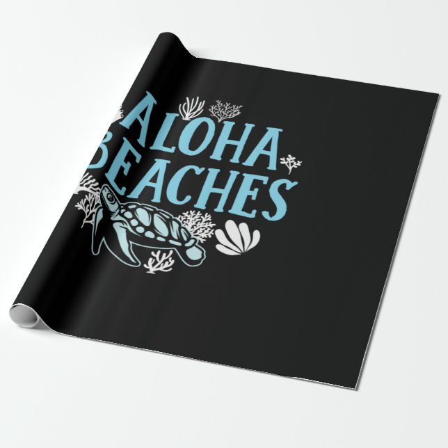 Turtle Lover | Aloha Beaches Presentpapper (Utrullad)