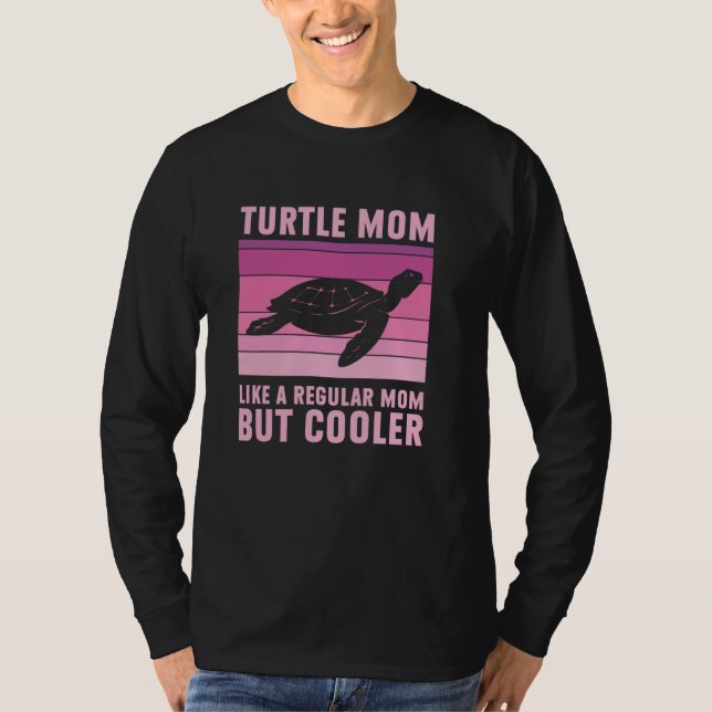 Turtle Mamma regulular Mamma men Cooler Funny Turt T Shirt (Framsida)