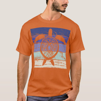 Turtle Marine Biolog Vintage Retro 2 T Shirt