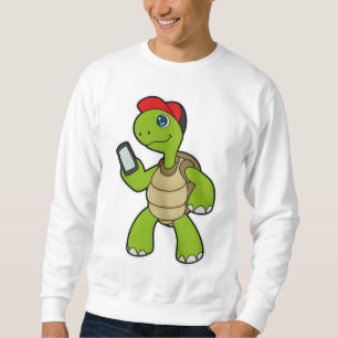 Turtle med Mobil och hög Lång Ärmad Tröja