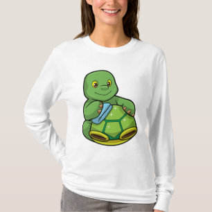 Turtle med Snäcka och Städning T Shirt