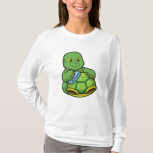Turtle med Snäcka och Städning T Shirt