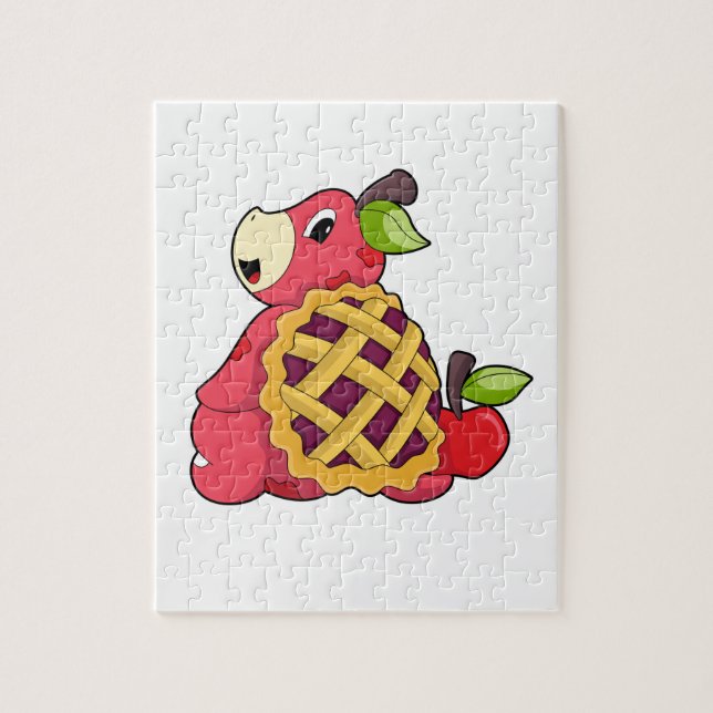 Turtle med Snäcka Pussel (Vertikal)