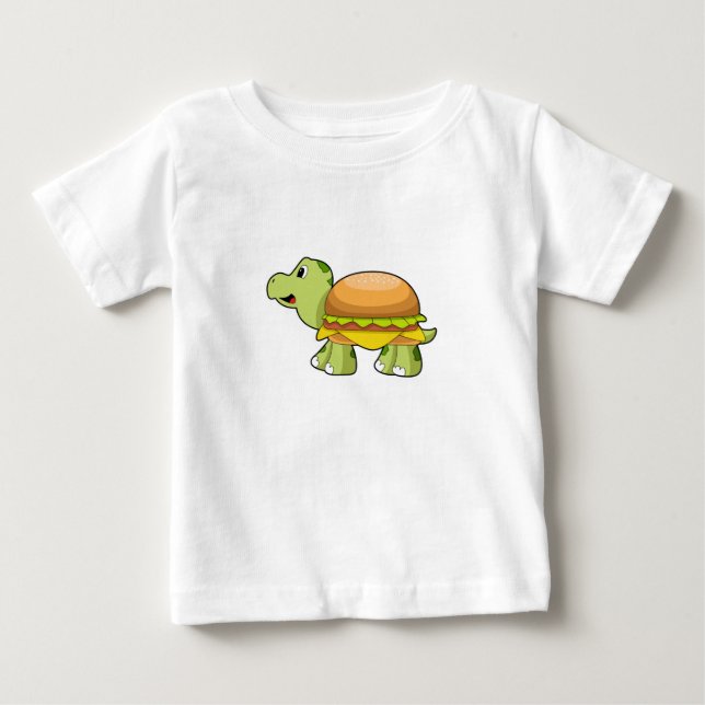 Turtle med Snäcka som Burger.PNG T Shirt (Framsida)