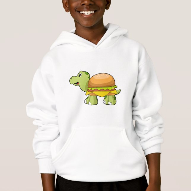 Turtle med Snäcka som Burger.PNG T Shirt (Framsida)