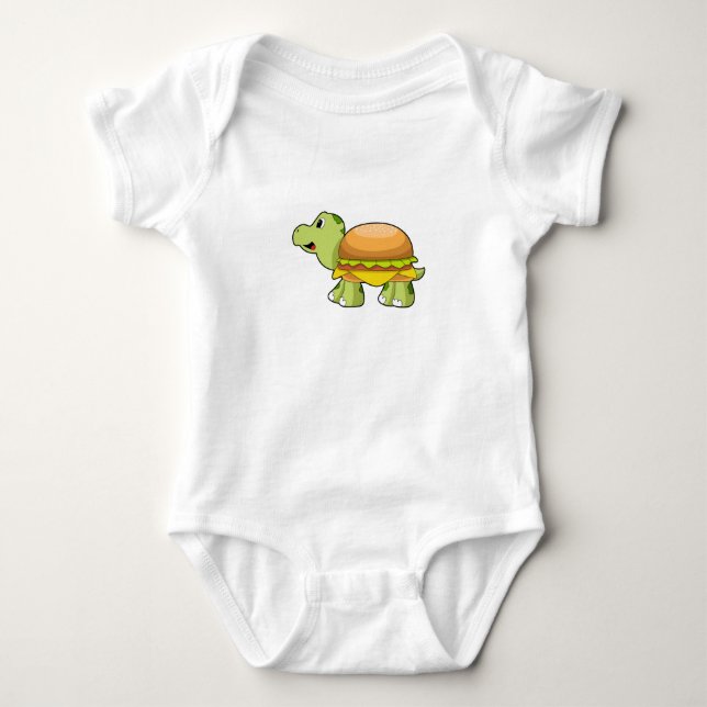 Turtle med Snäcka som Burger.PNG T Shirt (Framsida)