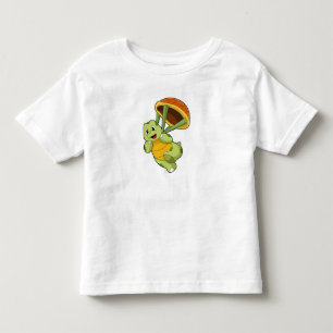Turtle med Snäcka som Skydiver T Shirt