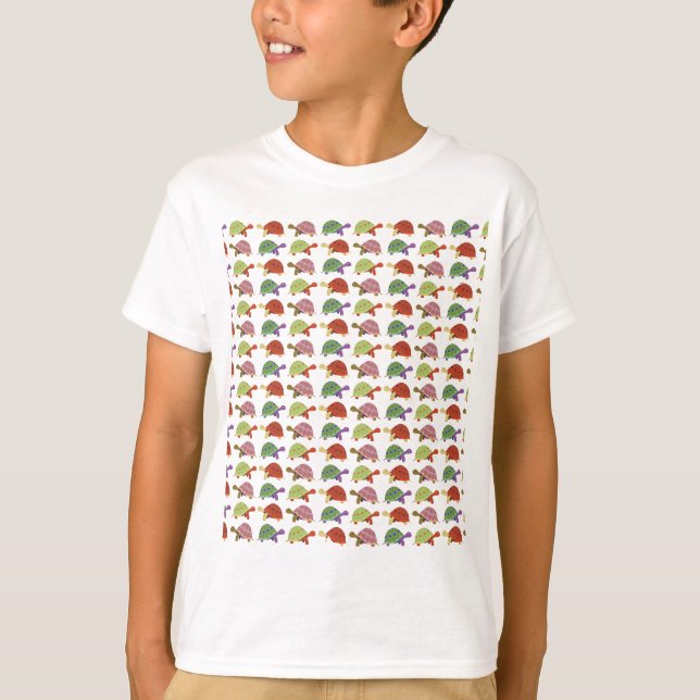 Turtle mönster tee (Framsida)