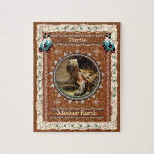 Turtle - Mor Earth - Jigszle Puzzle w/ Box Pussel
