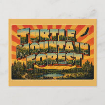 Turtle Mountain Forest ND Aspen Lake Våtmarker Kon