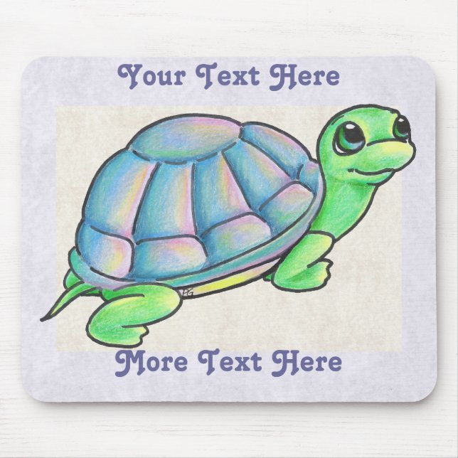 Turtle Mousepad Musmatta (Framsidan)