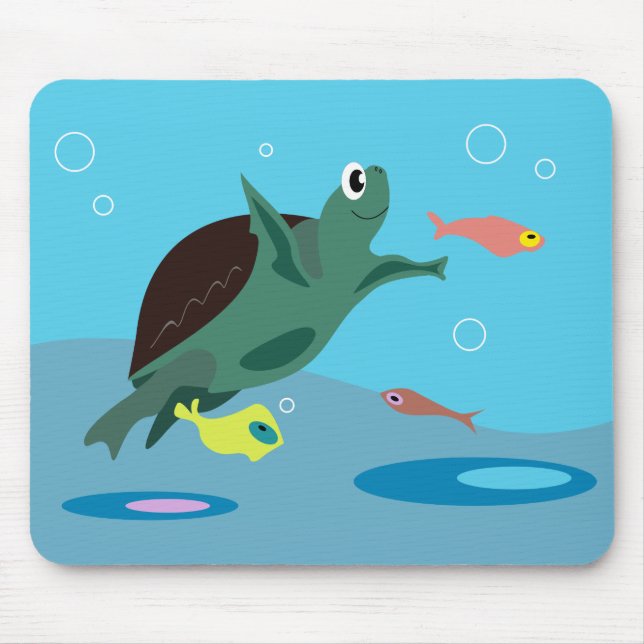 Turtle Mousepad Musmatta (Framsidan)