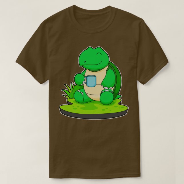 Turtle Mugg Coffee T Shirt (Design framsida)