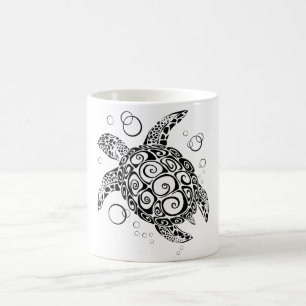 Turtle Mugg, Spara Turtles, Sea Turtle Kaffemugg